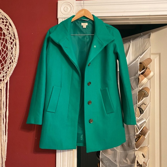 J. Crew Jackets & Blazers - JCrew Emerald Coat